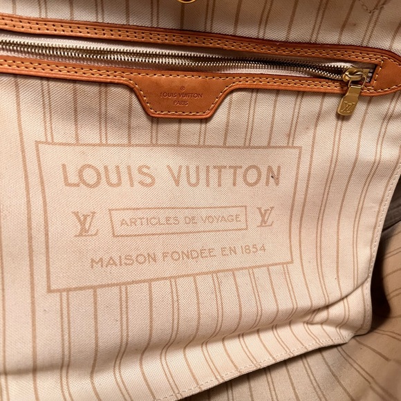 Louis Vuitton Damier Azur Neverfull MM Tote Medium - Picture 4 of 9